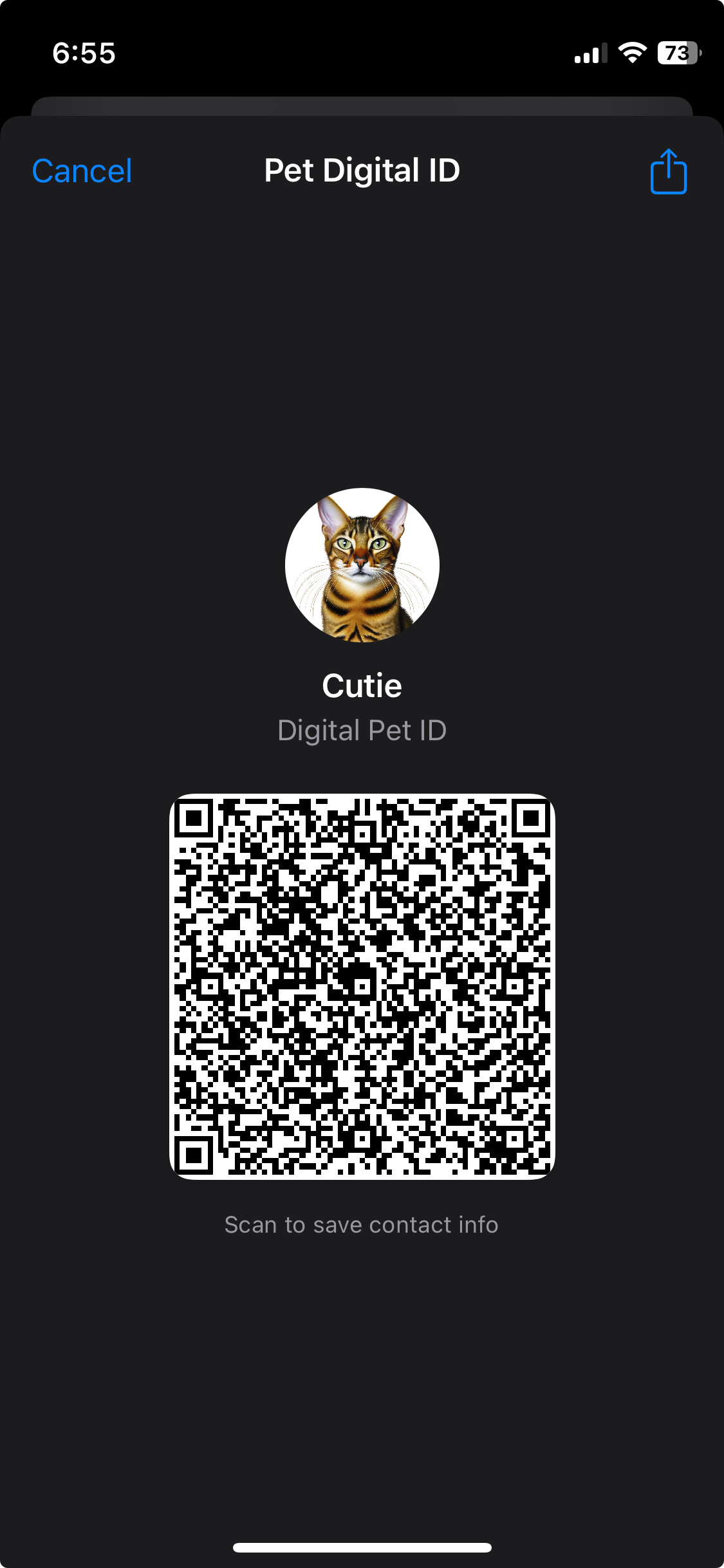 Pet Digital ID Creation